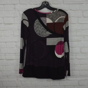 peruzzi red layered dress